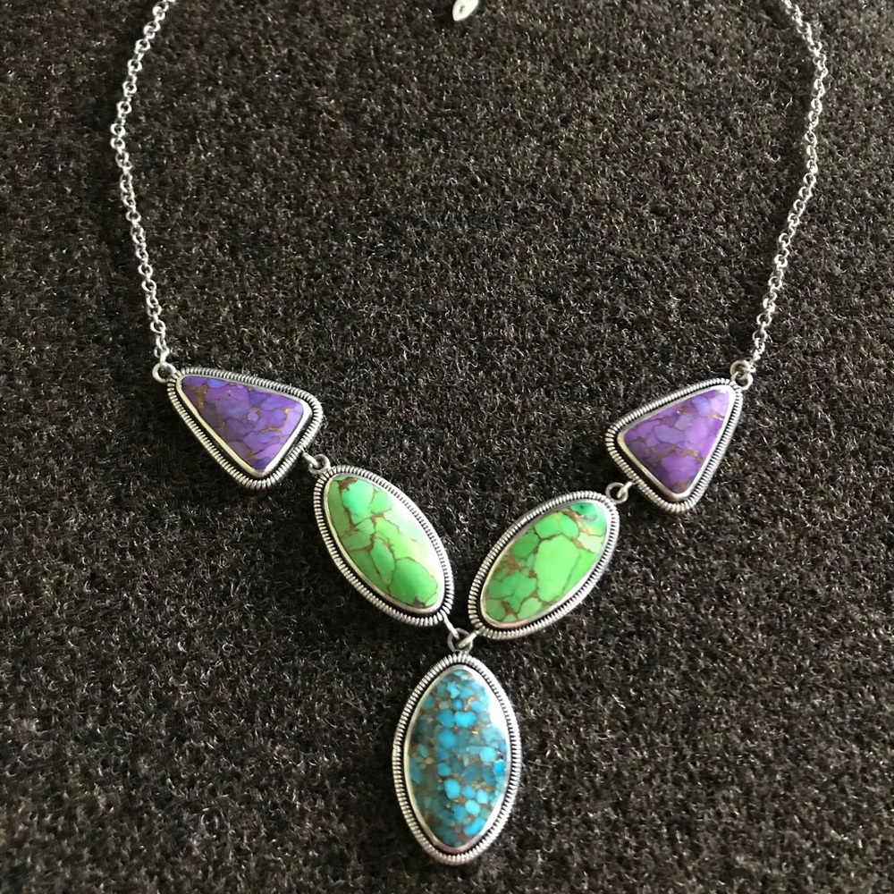 Multi-Colored Turquoise Necklace. - image 4